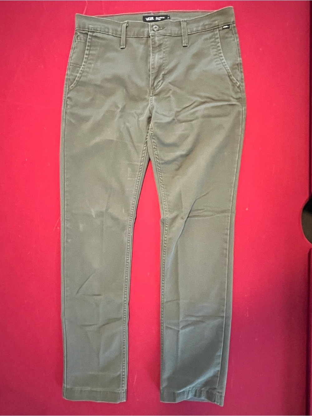 Authentic Chino Olive Pants - Vans